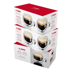 Judge Double Walled Espresso Glass Set, 75Ml, 6 Pack