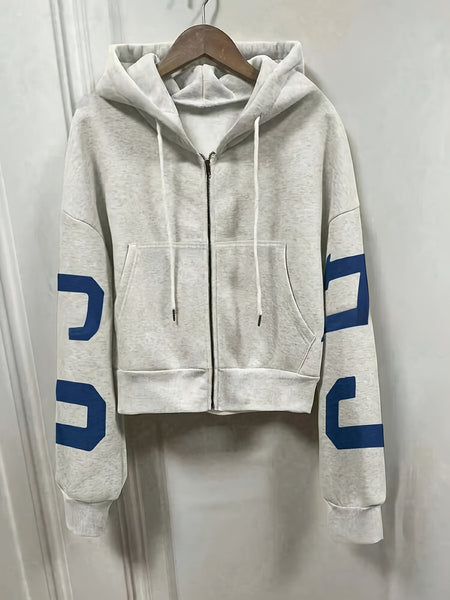 Y2K Fashion Printed Hoodie Sweatshirt
