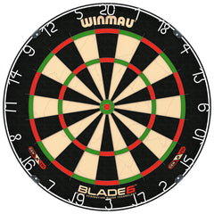 Winmau Blade 6 Dartboard with Darts & Oche Line