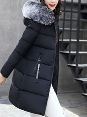 Women's thick and warm winter coat - Cold-proof jacket, suitable for daily and formal occasions - Fashionable outerwear, Women's winter clothing, formal coat, casual coat, mid-length design, easy to care for material, durable fabric