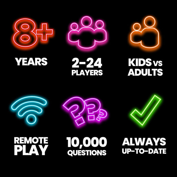 Outsmarted - the App-Connected TV Quiz-Show Board Game | Kids, Teens & Adults | Next-Level Game Night for Family & Friends | 2–24 Players | Age 8+ | 10,000+ Questions | 2026 Edition