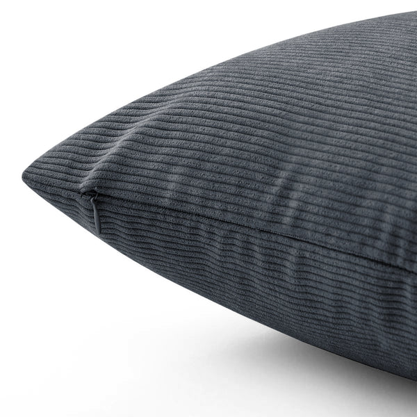 1pc Stripe Velvet Cushion Cover – Soft Luxury Cushion Case, Modern Textured Design, Machine Washable for Sofa & Bedroom Decor, Ideal Gift