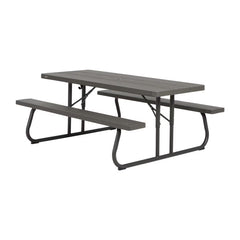 Lifetime 6Ft (1.82M) Classic Folding Picnic Table - Pack of 10 - Model 860112
