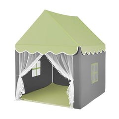 Large Kids Play House with Washable Mat and Star Lights