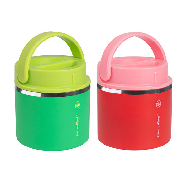 Thermoflask Food Jars 591Ml, 2 Pack in 3 Colours