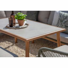 Bramblecrest Helsinki 4 Piece L-Shaped Patio Dining Set