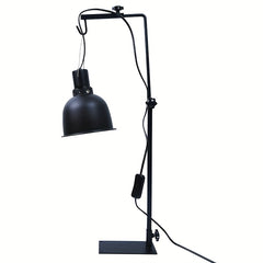 Adjustable Reptile Light Stand for Tortoises, Lizards & Amphibians - Durable Iron Heat Lamp Holder with Hook, 22-30cm Width & 40-64cm Height, Black, Terrarium Lighting | Insectivore Lighting | Sturdy Lamp Support, Reptile Accessories