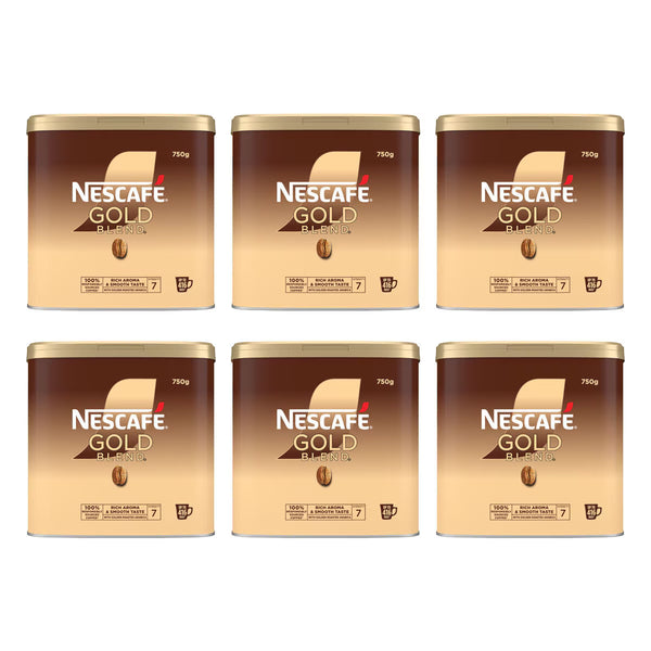 Nescafé Gold Blend Coffee Granules, 6 X 750G