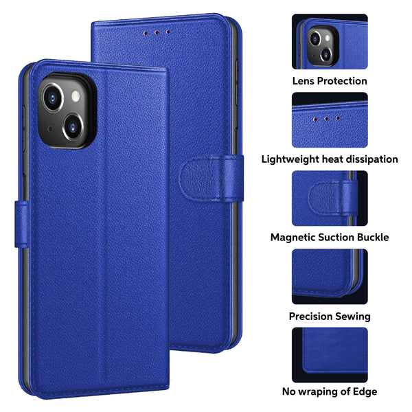 Luxury Case for iPhone 16 Pro Max Plus, 15 Pro Max Plus, 14 Pro Max Plus, 13 Pro Max mini, 12 Pro Max Mini, 11 Pro Max XS MAX XS X SE 8 Plus 7 Plus 6 6S PlusLeather Phone Case Cover, PU Faux Leather Wallet Book Folio Flip Magnetic Shockproof Case with Car