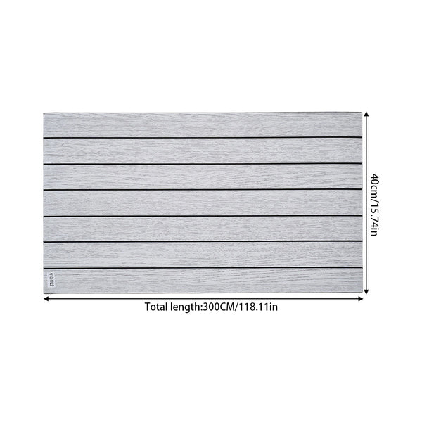 1pc 3D Imitation Wood Grain Grille Wall Panels, 300*40cm, Self-adhesive Vertical Stripe Wall Stickers, Peel and Stick, TV Background Decoration Stickers for Bedroom and Living Room, Kitchen and Bathroom Wall Renovation Stickers, Ideal for Renovating Livin