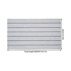1pc 3D Imitation Wood Grain Grille Wall Panels, 300*40cm, Self-adhesive Vertical Stripe Wall Stickers, Peel and Stick, TV Background Decoration Stickers for Bedroom and Living Room, Kitchen and Bathroom Wall Renovation Stickers, Ideal for Renovating Livin