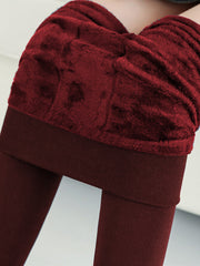 Thermal Leggings Thick Winter Ladies Lined Warm High Waist Tummy Control