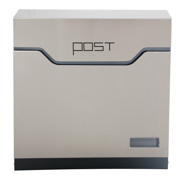 Phoenix Estilo Top Loading Letter Box MB0123KS in Stainless Steel with Key Lock