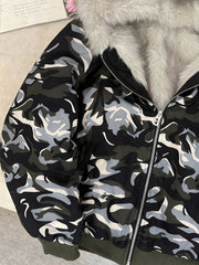 Autumn and Winter Women's Furry Jacket Coat