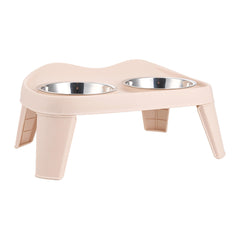 Dog Bowls with Stand, Adjustable Raised Dog Bowl for Large Dogs, Dog Feeding Station with 2 Stainless Steel Dog Bowls, Non-Slip elevated dog bowls