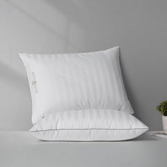 Hotel Grand Feather & down Rolled Pillow, 2 Pack