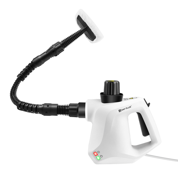 Steam Cleaner Handheld, Steamer for Cleaning, 2.5m Power Cord, Steam Gun, Multi-Purpose Steamer with 7 Accessory Kit for Sofa, Kitchen, Tile, Curtains, Carpets, Window (White)