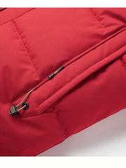 Winter New Warm Jacket with Detachable Hood, Trendy Fashion Men's Parka Coat, Business Casual Versatile Outerwear
