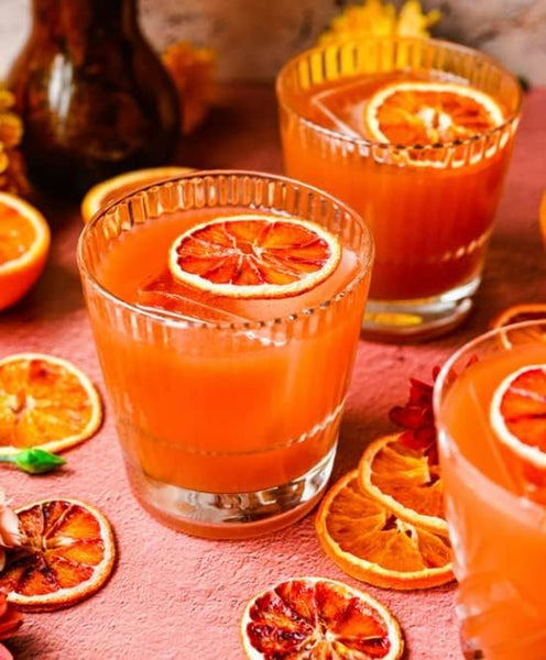 Drink Botanicals Ireland Dried Blood Orange Slices Wheels | 16+Slices | 100% Natural | for Cocktail Garnishing, Wreath, Cakes, Snacking, Infusions, Desserts | 1.76 Oz, 50 Grams |Resealable Kraft Pouch