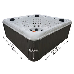 Blue Whale Spa Longport 120-Jet 5 Person Hot Tub - Delivered and Installed