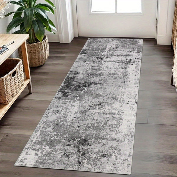 1pc Hallway Runner Rug Non Slip Carpet Runners 80x300cm Modern Abstract Hall Runner Carpet Runner Washable Kitchen Rugs for Hallway Entryway Kitchen Bedroom