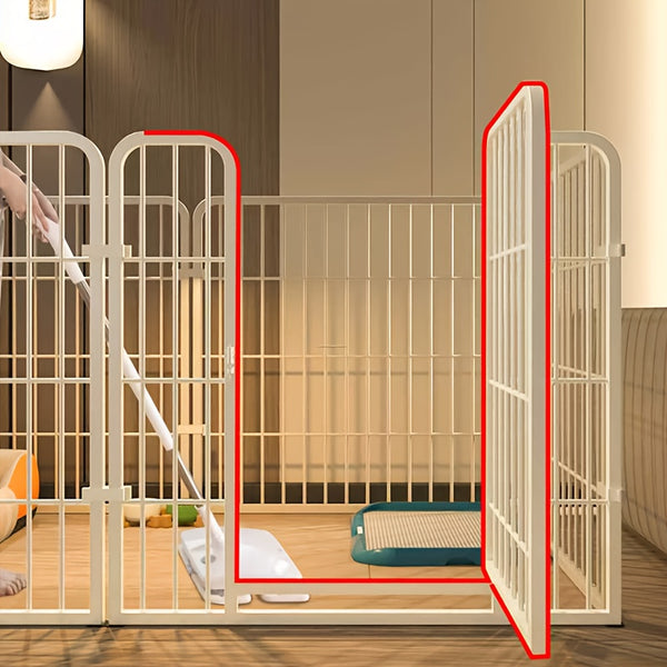 6 Panels Dog Pen | Pet Puppy Playpen Metal Exercise Play Fence for Indoor and Outdoor Use