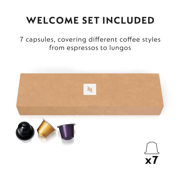 Nespresso by De'Longhi Citiz Capsule Coffee Machine & Aeroccino Milk Frother, Black
