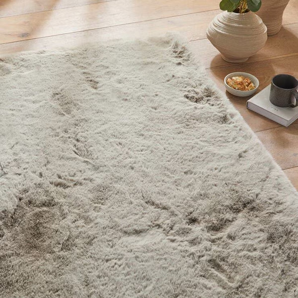 Concept Looms Heavenly Faux Fur Mink Rug, in 3 Sizes
