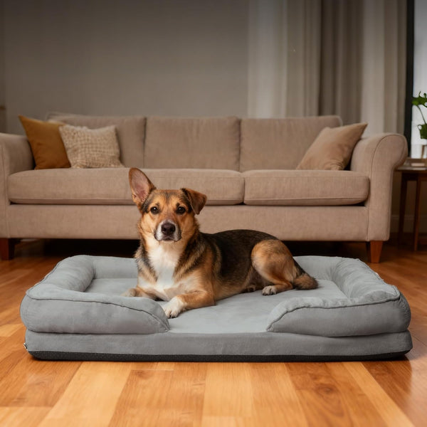 Orthopedic Dog Bed with Removable CoverFoam Pet Mattress for All-Season Comfort, Non-Slip Bottom, Fits Medium/Large/Small Dogs, Cozy Bedroom Accessory