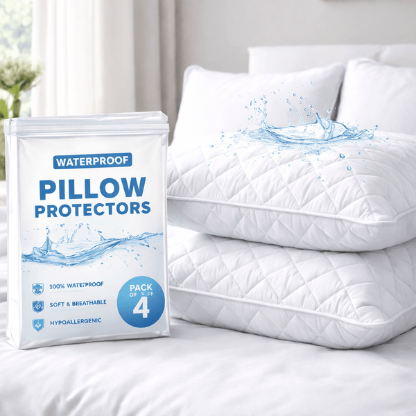 ELAFY Quilted Extra Deep Waterproof Quilted Mattress Protector Fitted Bed Sheet Cover Topper Bedding Fits Upto 30cm DEEP MATTRESS