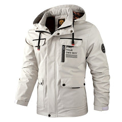 Spring and Summer Men's Fashion Casual Windbreaker Pilot Jacket Outdoor Sports Jacket