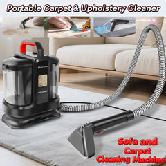 Handheld Spot Carpet Cleaner, Portable Wet & Dry Vacuum Cleaner Spot Cleaner for Upholstery, Sofa, and Carpet, Lightweight Wet Dry Vacuum for Stains, Spills & Pet Messes, Suitable for Car, Sofa, Upholstery, Compact, Handheld Cleaning Machine