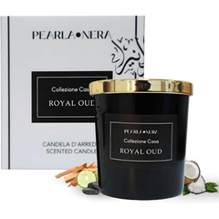Scented Candles 7oz Soy Wax Candles for Home- Arabian Oudh Amber Rose Blossom - Meditation Aromatherapy Candle Gift Set- Relaxation Gifts for Women and Men- Upto 60 Hours