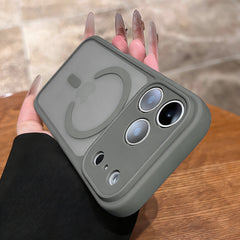 Phone Case: Luxury Ultra-thin Non-slip Durable Shockproof Phone Case for iPhone 17 Air 16 15 14 13 12 11 Pro Max Plus Translucent Frosted Matte Magnetic Wireless Charging Induction Protect Cover Hard Black Blue Grey Cases