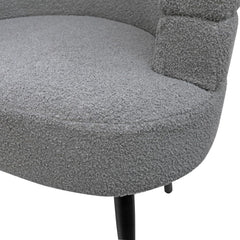Alivio Sherpa Sofa Chair for Living Room & Bedroom (Grey)