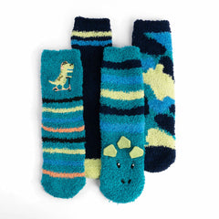 Totes Toastie Kids Socks, 4 Pack in Christmas