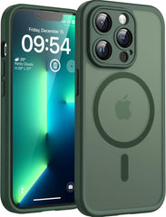 TOCOL Magnetic for Iphone 17 Pro Max Case 6.9-Inch, Compatible with Magsafe, Full Camera Protection, Built-In Magnetic Ring, Drop Protection Shockproof Translucent Matte Phone Cover
