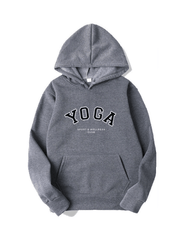 This Oversized Hoodie for Women Showcases a Striking Letter Print. It Has a Relaxed Fit And a Casual Pullover Style, Making It a Must-Have Layering Item for The Spring And Fall Seasons