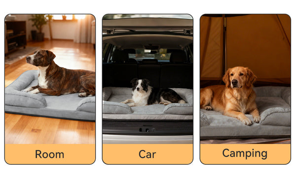 Orthopedic Dog Bed with Removable CoverFoam Pet Mattress for All-Season Comfort, Non-Slip Bottom, Fits Medium/Large/Small Dogs, Cozy Bedroom Accessory