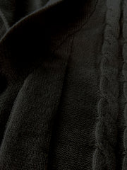 Men's Casual Sport Knit Cardigan, Fashion Knit Cardigan Jacket | Long Sleeve Thickened for Autumn and Winter, Warm, Featuring Cable Knit Craftsmanship, Casual Style Sweater with Button Closure, Regular Fit Long Sleeve Casual Style for Autumn and