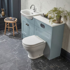 Tavistock Ashby Back to Wall Toilet with Pan and Seat