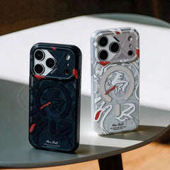 Phone Case: Limited-edition Graffiti Phone Case for The Year of The Horse, Compatible with The iPhone 17 Pro Max, Featuring A Shock-resistant Design, A Stylish Magnetic Attachment and Support for Wireless Charging