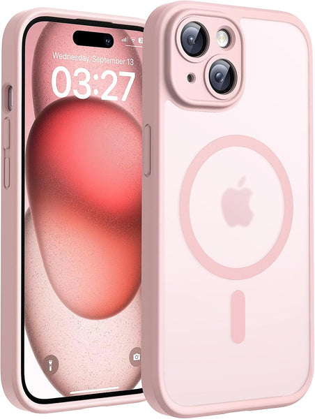TOCOL Magnetic for Iphone 17 Pro Max Case 6.9-Inch, Compatible with Magsafe, Full Camera Protection, Built-In Magnetic Ring, Drop Protection Shockproof Translucent Matte Phone Cover