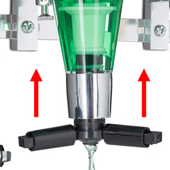 4/6 Bottle Optics for Spirits Bar Butler Wall Mounted Bottle Bracket Upside Down Drink Dispenser Stand Rack for Home Pub or Kitchen Bar, 30ml Optic Spirit Barware Set