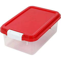 Prime Paws 3-Piece Pet Food Storage Container – Airtight Pet Food Container with Plastic Measuring Scoop, Dry Food Dispenser, for Pets, Dogs, Cats, and Animals