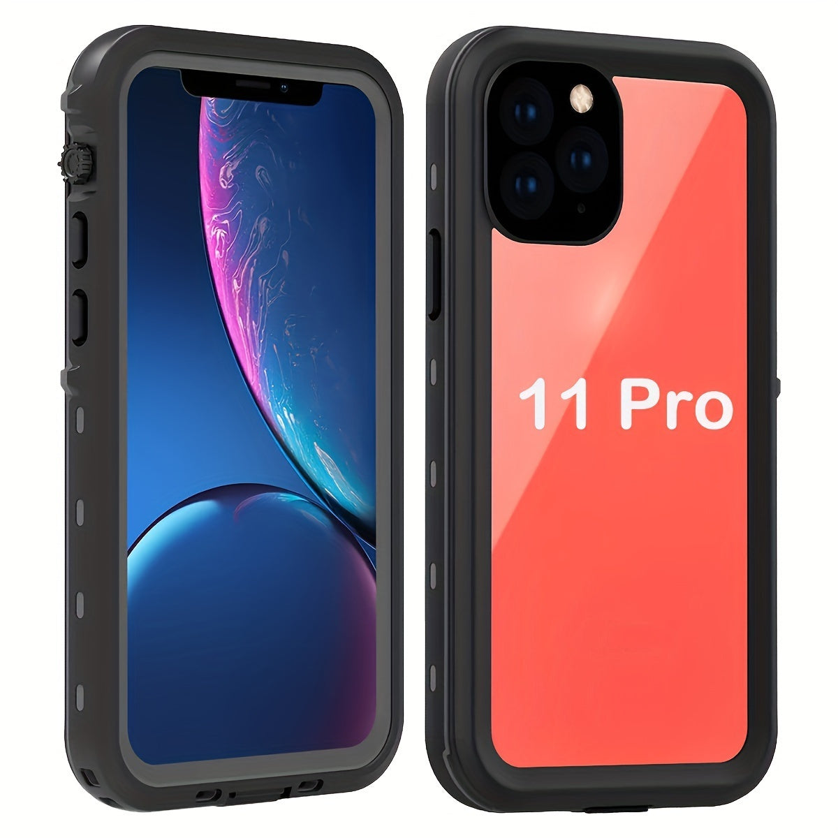 IP68 Waterproof 360° Full Body Case For iPhone 11 12 13 Pro Max Shockproof Dustproof Dirtproof Built-in Screen Protective Phone Case