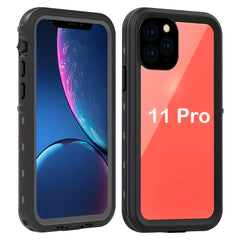IP68 Waterproof 360° Full Body Case For iPhone 11 12 13 Pro Max Shockproof Dustproof Dirtproof Built-in Screen Protective Phone Case