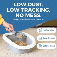30L Premium Cat Litter - Ultra Absorbent Wood Pellets, Natural Fresh Scent - Soft Bedding for Comfort, Odour Control - Made from Virgin Wood - Scandinavian Timber Aroma