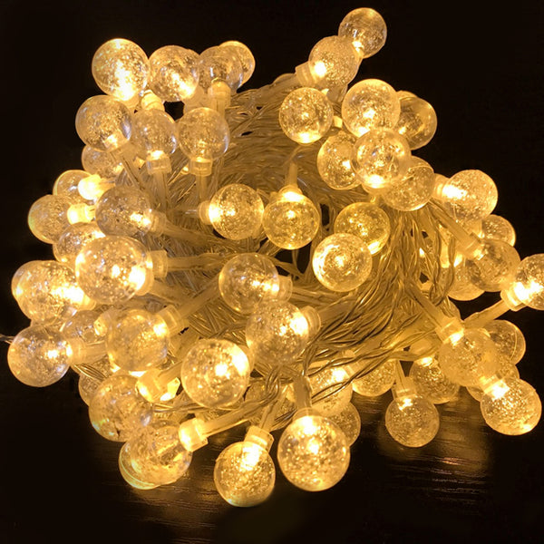 LED Fairy Lights Bulbs Glass Bulbs IP44 Retro Lighting for Indoor/Outdoor Decoration for Garden Party Patio Room Balcony Warm White(10m/20m/30m, 80 LED/160 LED/240 LED)