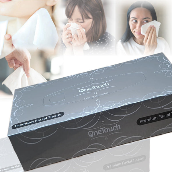 3 Ply Facial Tissues Soft & Premium Tissue Paper 80 Sheets per Box for Home Office Travel Hypoallergenic Tissue, Skin-Friendly Tissue Everyday Disposable Tissues 24 Boxes